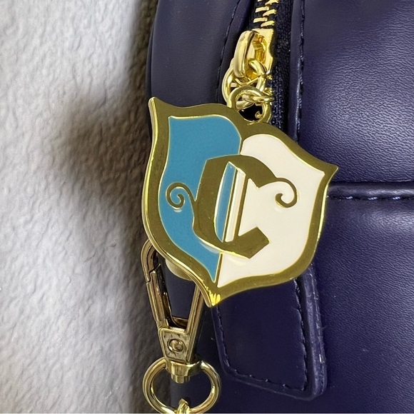 Loungefly Cinderella Castle Chain Strap Crossbody Bag Blue-Purple - Picture 6 of 13